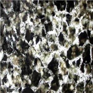 White Rainbow Gem Stone Slab