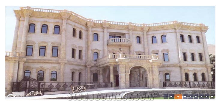 Kota Honey Limestone Facade, Kota Honey Yellow Limestone Facade