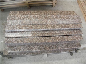 Polished G687 Peach Blossom Red Granite Tile