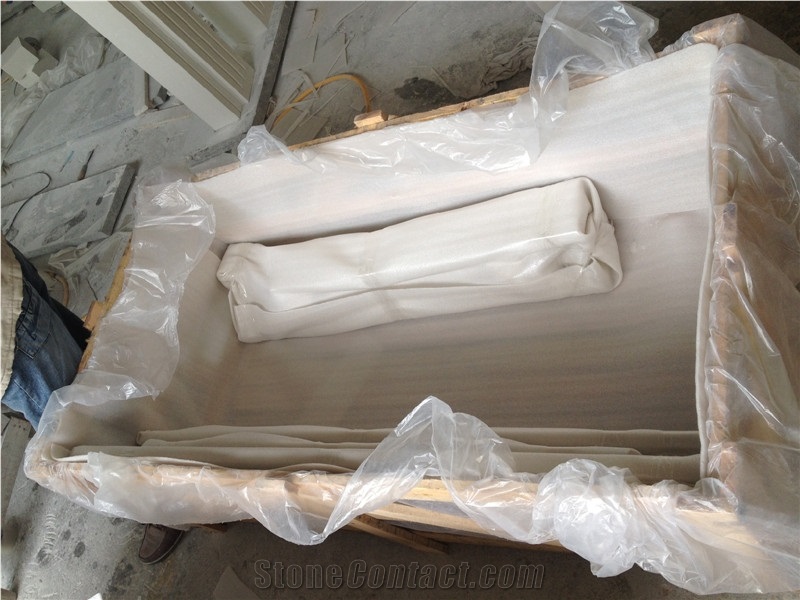 Sunny Gold Marble Fireplace