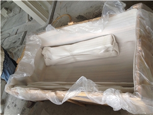 Sunny Gold Marble Fireplace