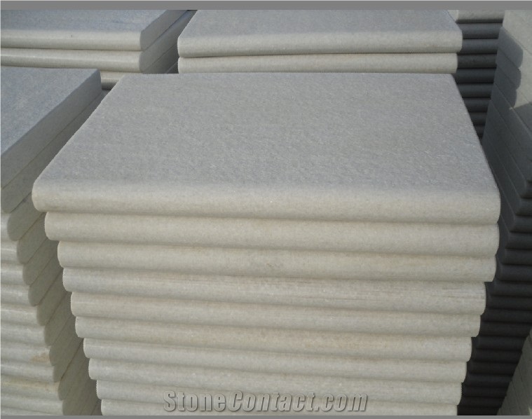 White Quartzite Pool Coping