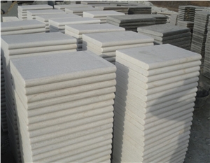 White Quartzite Pool Coping Pavers