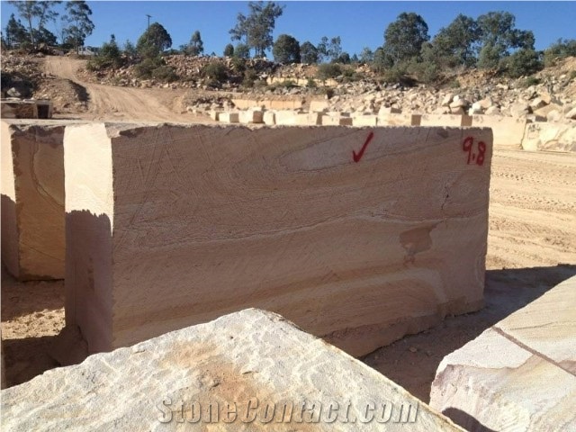 Helidon Sandstone Blocks, Australia Beige Sandstone