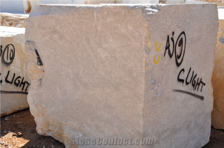 Claudia Cream Marble Blocks, Turkey Beige Marble
