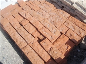 Dscherwesch Ret Tufa Stone Mushroomed Wall Tiles