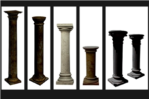 Moca Crema Limestone Column, Moca Crema Beige Limestone Column