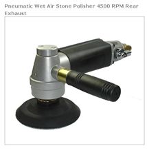 Pneumatic Wet Air Stone Polisher 4500 RPM Rear Exhaust