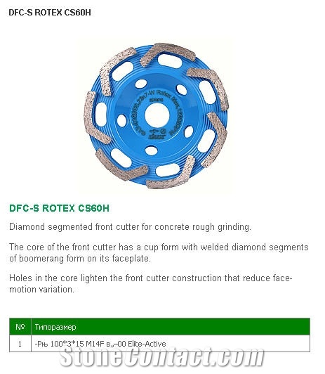 Diamond Segmented Grinding Tools