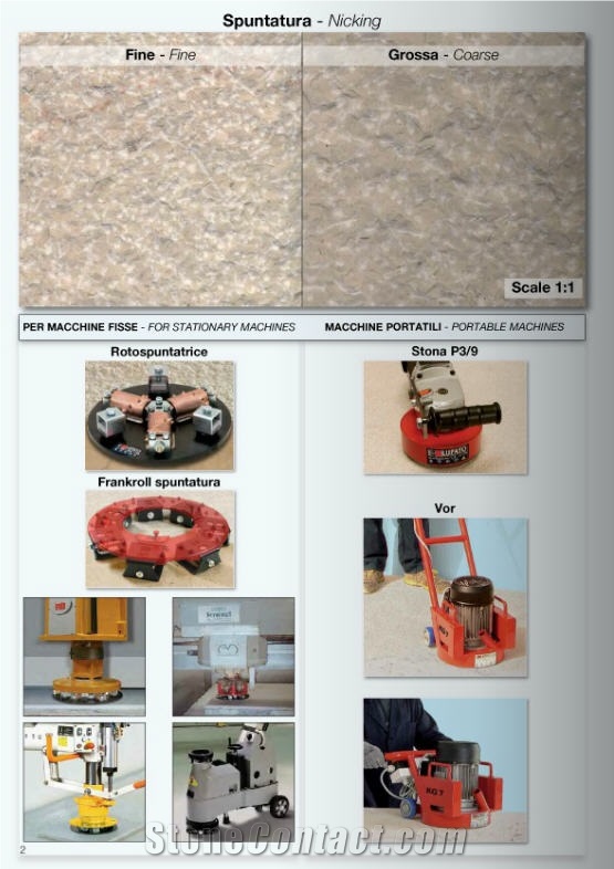 Bush Hammer Tools for Portable Machines