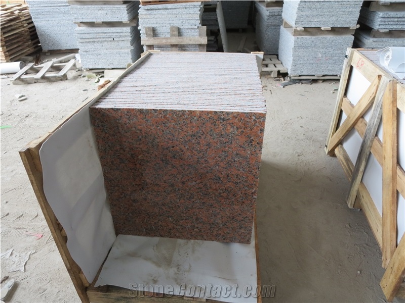 G562 Granite 60x60x1.5 Polished Tiles, China Red Granite