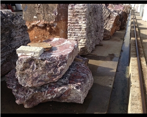 Red Eretria Marble Blocks