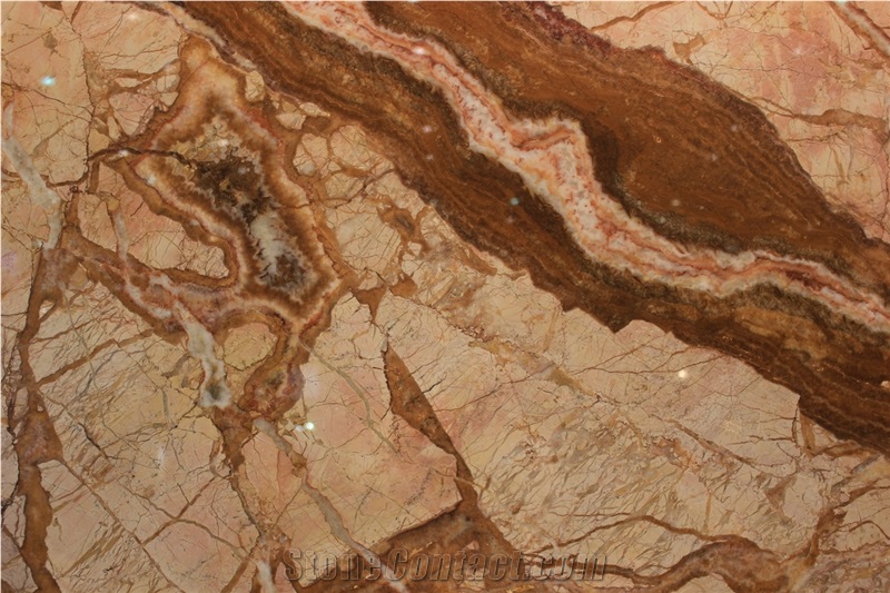 Golden River Marble Slabs, Tiles, Yellow River Marble