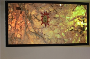 Mystic White Onyx Slabs, Tiles