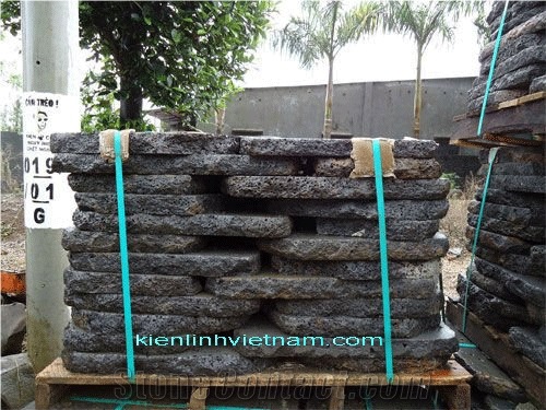 Vietnam Natural Laterite Stone- Basalt Stone - Lava Stone Machine Cut Cheap Price, Basalt Tiles