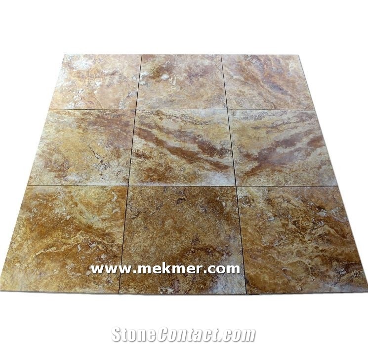 Yellow Travertine Tiles
