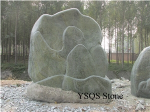 Beautiful Garden Stone, Green Granite Garden Stone