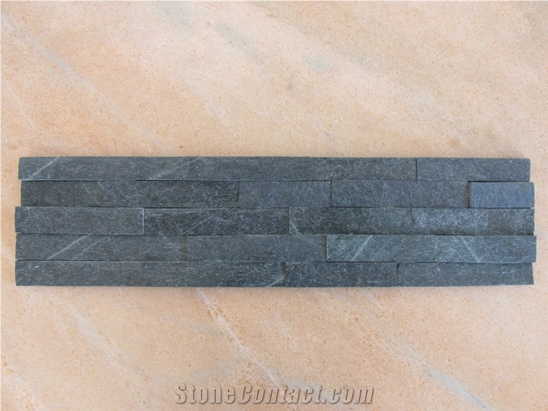 Black Quartzite Cultured Stone