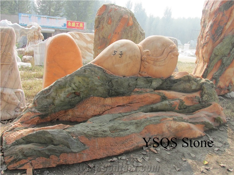 Cloudy Rosa Landscaping Stone
