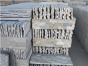 Golden Honey Slate Veneer Panels, Hebei Rust Slate Veneer