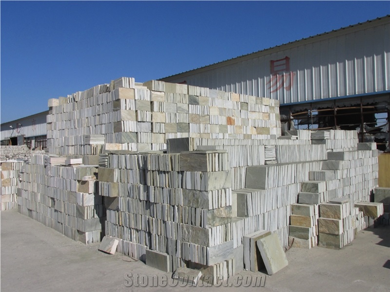 Green Honed Slate Tiles