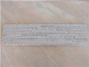 Sunset Glow Red Waterfall Stone, Red Sandstone Cultured Stone