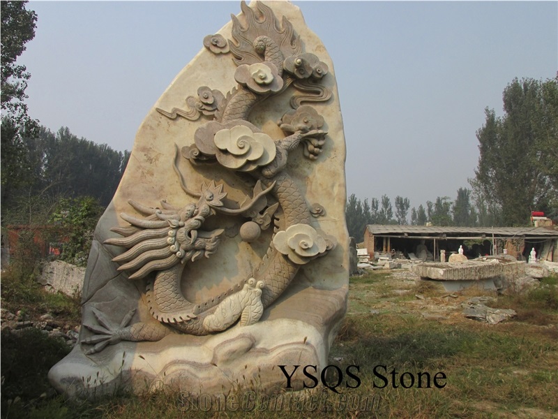 White Marble Statue Garden Stone