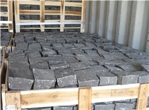 Black Basalt Cobble Stone, Vietnam Black Basalt