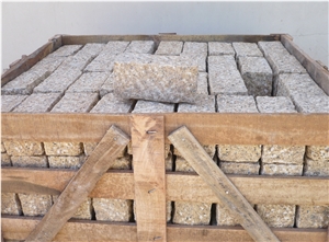 Vietnam Yellow Granite Paving Stone, Vietnam Rust Yellow Granite