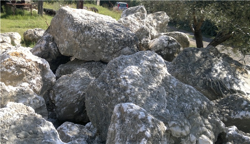 Raw Alabaster Ovuli Blocks, White Alabaster Block