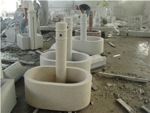 G603,G682 Granite Wall Mounted Fountain, G603,G682 Yellow Granite Wall Mounted Fountain