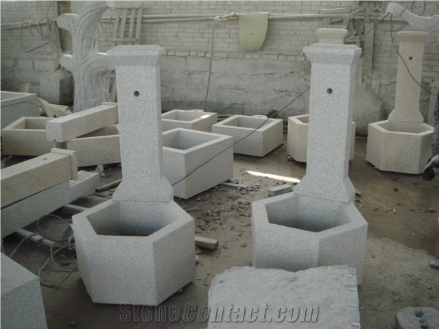 G682 Granite Wall Mounted Garden Fountain, G682 Yellow Granite Garden Fountain