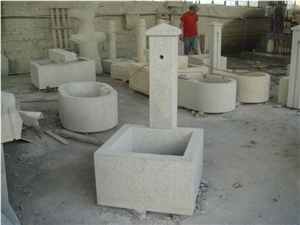 G682 Granite Wall Mounted Garden Fountain, G682 Yellow Granite Garden Fountain