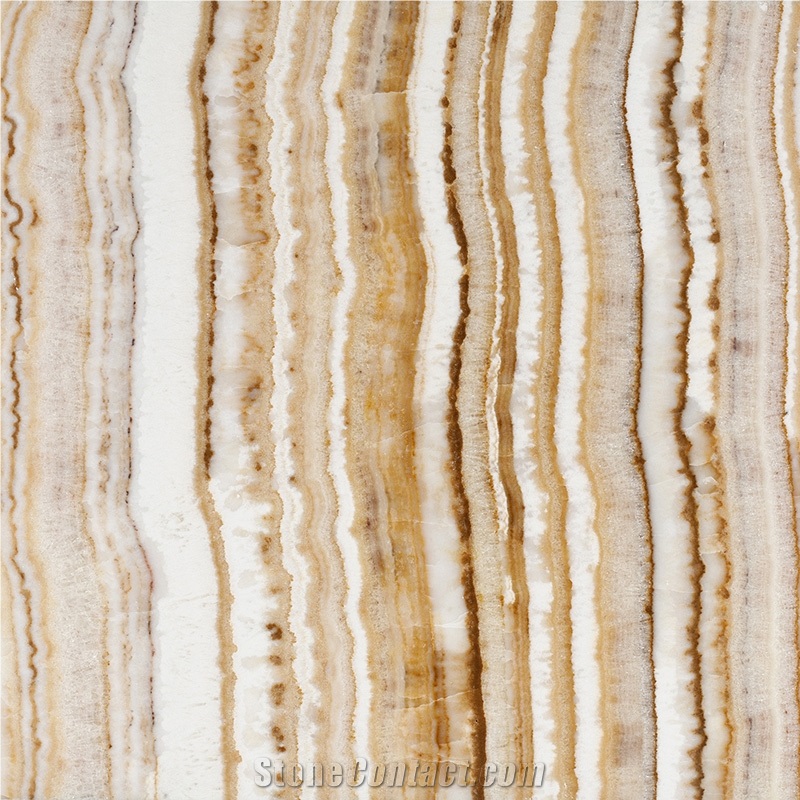 Golden Line Onyx Slabs, Tiles