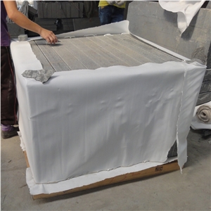G654 China Sesame Black Granite Kerbstone