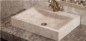 Cappuccino Beige Marble Bosna Sink (Dlt8636), Basins