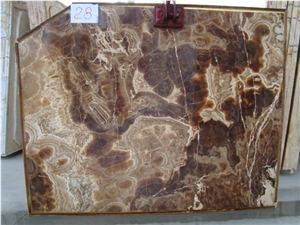 Onice Palombara Onyx Slabs, Italy Brown Onyx
