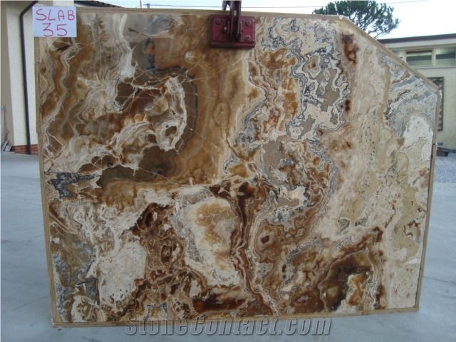 Onice Palombara Onyx Slabs, Italy Brown Onyx