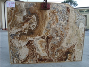 Onice Palombara Onyx Slabs, Italy Brown Onyx