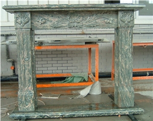 Fireplace Mantel Green Granite