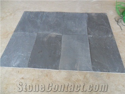 Black Slate Exterior Floor Tiles, Black Slate Pavements