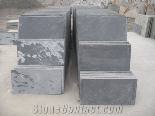 Black Slate Exterior Floor Tiles, Black Slate Pavements