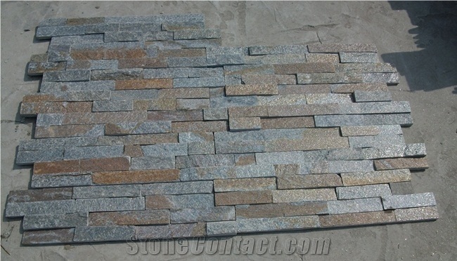 China Hebei Slate, Quartzite Cultured Stone Tiles, &black Quartz White Quartzite Cultured Stone