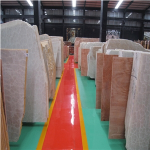 Crystal Onyx,Turkey White Onyx Slabs & Tiles