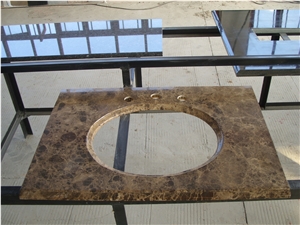 Light Emperador Vanitytops/Bath Tops