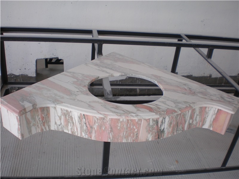 Norway Red Marble Vanitytops/Bath Tops