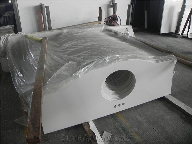 White Quartz Vanity Tops/bath Tops/countertops