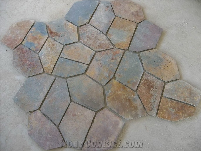Net Paste Slate Sets for Landscaping Pavement