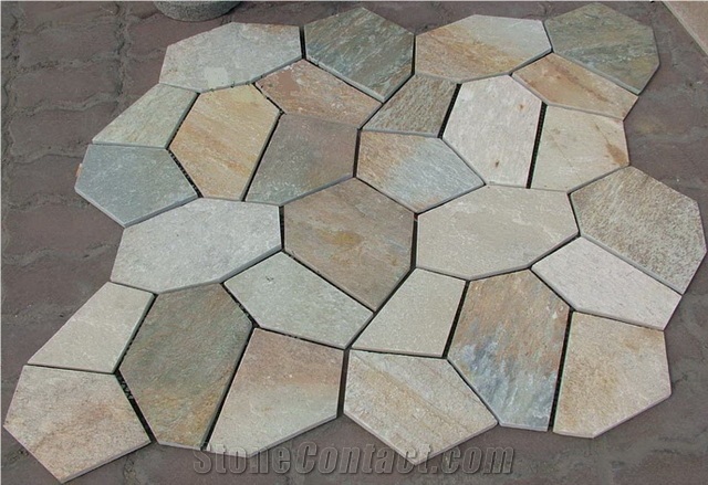 Net Paste Slate Sets for Landscaping Pavement