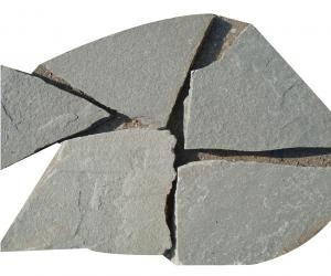 Random Grey Slate Flagstone Walk Way